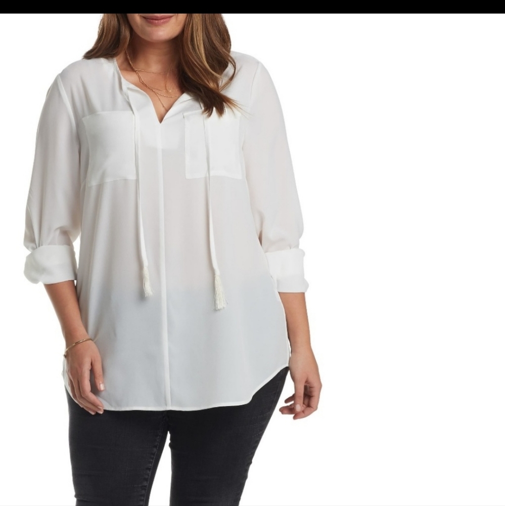 Tart Murphy split neck top/tunic, 2X, new without tags